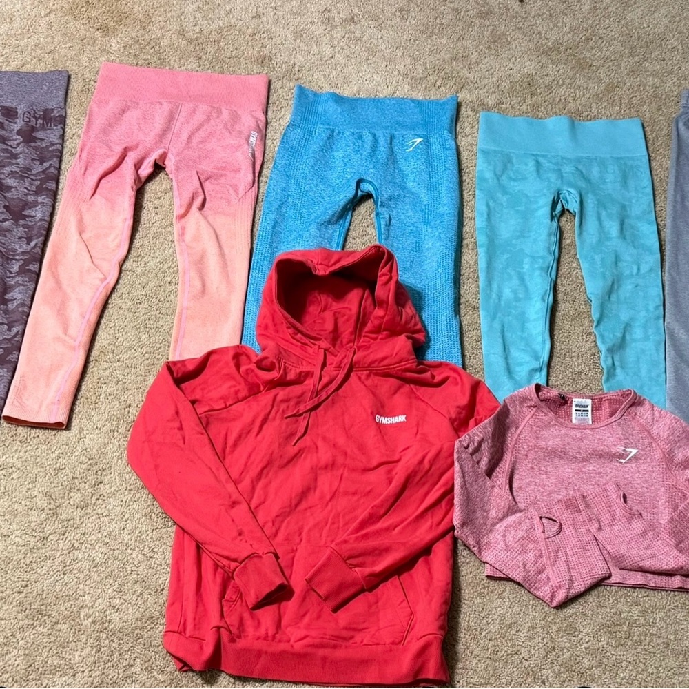 Gymshark 7 Piece Set …All Smalls Great Condition